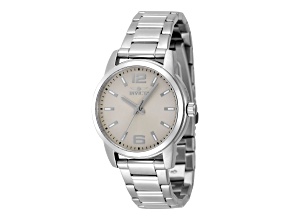 Invicta Celestial 36mm Ivory Color Dial Stainless Steel Quartz Watch