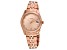 Fossil Women's Scarlette Orange Dial, Yellow Stainless Steel Watch