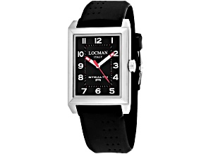 Locman Women's Stealth Black Silicone Strap Watch