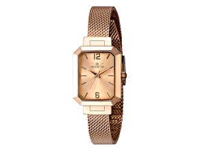 Invicta Angel 21mm Rose Stainless Steel Mesh Quartz Watch