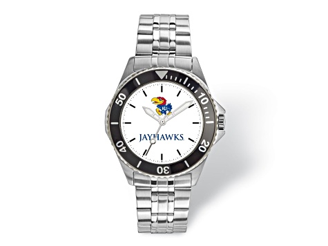 LogoArt University of Kansas Champion Gents Watch