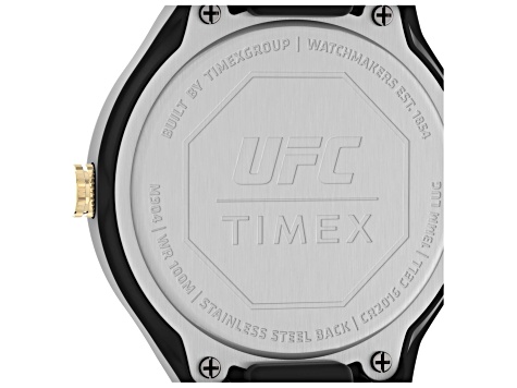 Timex Women's UFC Shogun 38mm Quartz Watch, Black Silicone Strap