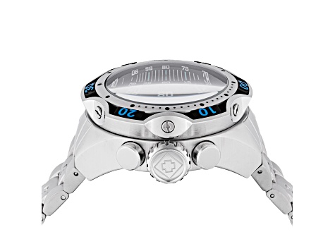 Invicta Venom 52.5mm Black Dial Stainless Steel Bracelet Quartz