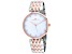 Oceanaut Women's Aerglo White Dial, Silver-tone/Rose Stainless Steel Watch