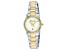 Mathey Tissot Women's Classic White Dial, Two-tone Yellow Stainless Steel Watch