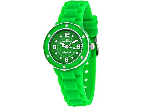 Oceanaut Women's Acqua Star Green Dial, Green Silicone Watch