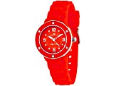 Oceanaut Women's Acqua Star Red Dial, Red Silicone Watch