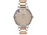 Coach Women's Perry Brown Dial, Two-tone Rose Stainless Steel Watch