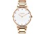 Coach Women's Perry White Dial, Rose Stainless Steel Watch