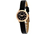 Diesel Women's Timeframe Black Leather Strap Watch