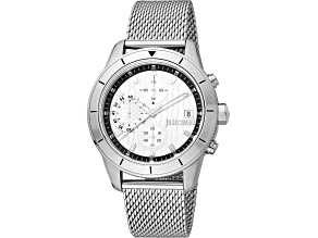 Just Cavalli Men's Maglia Stainless Steel Mesh Band Watch
