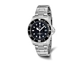 Mens Charles Hubert Stainless Steel Black Dial with Date Watch