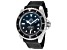 Solar Aqua Men's Deep Bay 45mm Blue and Black Dial Automatic Watch, Blue Dial, Black Bezel