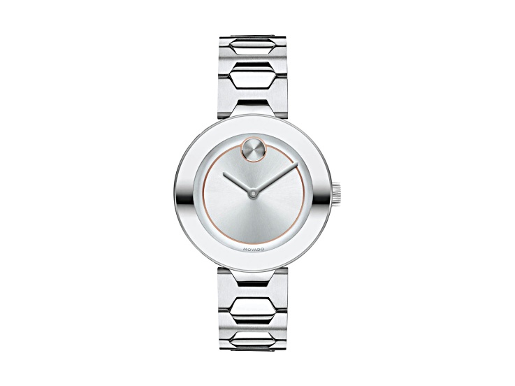 Movado Women's Silver Tone Stainless Steel Watch