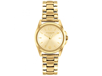 Picture of Coach Women's Greyson Yellow Dial, Yellow Stainless Steel Watch