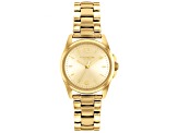 Coach Women's Greyson Yellow Dial, Yellow Stainless Steel Watch