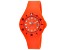 Toy Watch Women's Jelly Orange Dial, Orange Silicone Watch