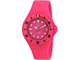 Toy Watch Women's Jelly Pink Dial, Pink Silicone Watch