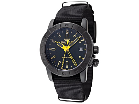 Glycine men's airman outlet 42 gmt 42mm quartz