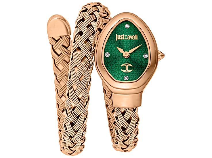 Just Cavalli Women s Signature Snake 22mm Watch 15B4MA JTV