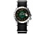 Glycine Unisex Airman Vintage 40mm Automatic Watch, Black Fabric Strap with Green Dial