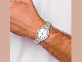 Men's Charles Hubert Titanium 40mm White Dial Watch