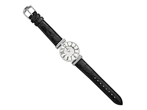 Ladies Charles Hubert Stainless Steel White Dial Watch