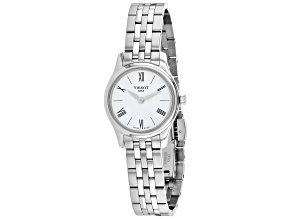 Tissot Women's Tradition White Leather Strap Watch