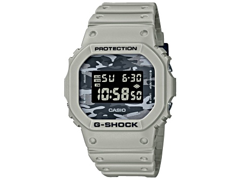 Casio G-Shock Men's 43mm Quartz Watch, Beige Resin