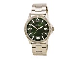 Caravelle New York by Bulova Men's Green Dial Quartz Date Watch