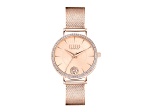 Versus Versace Mar Vista Womens Watch 34mm Rose Case Rose Enamel Dial Rose Bracelet