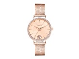 Versus Versace Mar Vista Womens Watch 34mm Rose Case Rose Enamel Dial Rose Bracelet