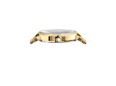 Versus Versace Mar Vista Womens Watch 34mm Gold Tone Case Blue Enamel Dial Gold Tone Bracelet