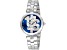 Just Cavalli Women's Maiuscola Blue Dial, Stainless Steel Watch