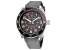 Nautica Key Biscane Men's 46 Quartz Watch, Dark Gray Silicone Strap