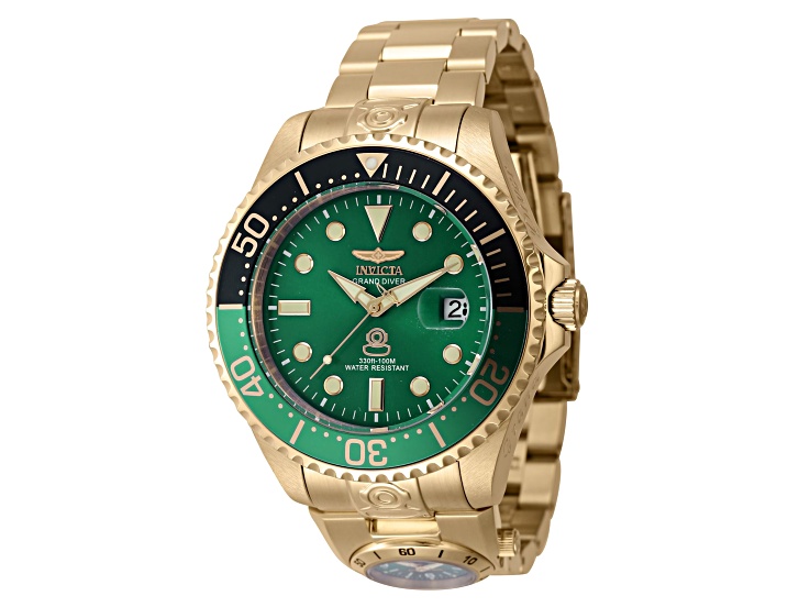 Invicta Grand Diver 47mm Automatic Yellow Stainless Steel Watch