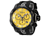 Invicta Reserve Venom 53.7mm Yellow Dial Black Stainless Steel Quartz Watch