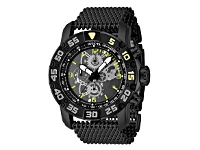 Invicta Invicta Racing 48mm Quartz Black Stainless Steel Mesh Watch