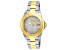 Invicta Angel 40mm Yellow Bezel Two-tone Stainless Steel Quartz Watch