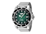 Invicta Pro Diver 47mm Green Dial Stainless Steel Band Automatic Watch