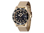 Invicta Pro Diver 40mm Black Dial Gold Tone Stainless Steel Automatic Watch. 8 inch band length