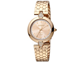 Just Cavalli Women's Donna Rose Dial, Rose Stainless Steel Watch