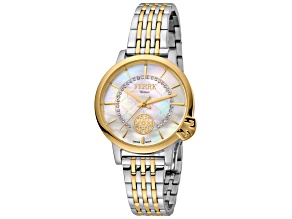 Ferrè Milano Women's Fashion 32mm Quartz Watch, White Dial