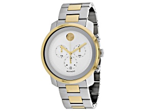Movado Mens's Bold Two-tone Stainless Steel Bracelet Watch