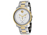 Movado Mens's Bold Two-tone Stainless Steel Bracelet Watch