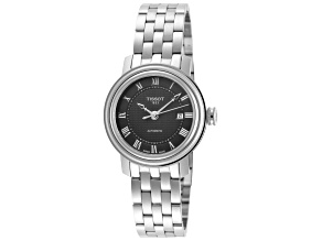 Tissot Women's Bridgeport 29mm Black Dial Stainless Steel Watch
