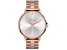 Nixon Men's Time Teller White Dial, Rose Stainless Steel Watch