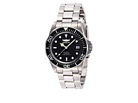 Invicta Pro Diver 40mm Black Dial Stainless Steel Band Automatic Watch