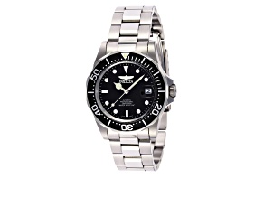 Invicta Pro Diver 40mm Black Dial Stainless Steel Band Automatic Watch