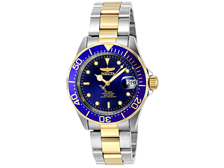 Invicta Pro Diver 40mm Blue Dial Stainless Steel Band Automatic Watch